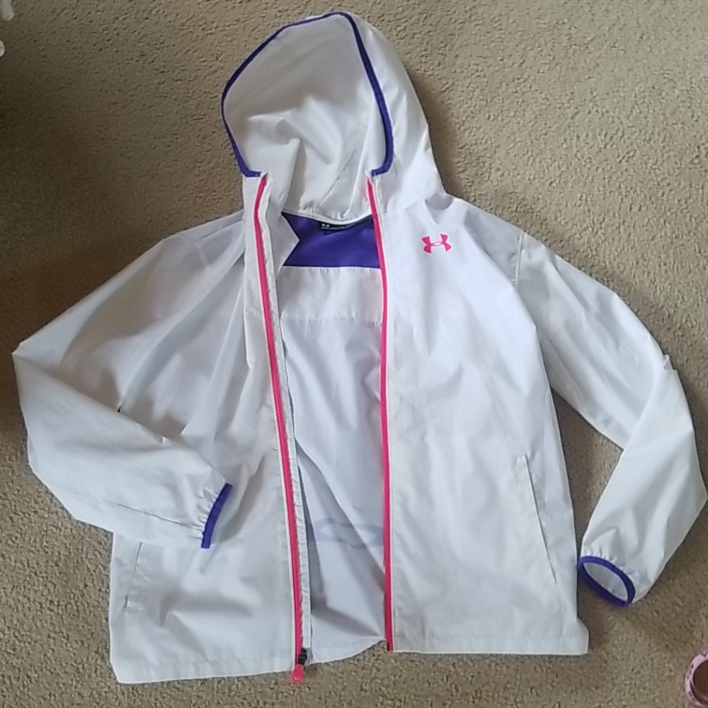 Under Armour lightweight windbreaker jacket!